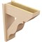 Ekena Millwork 7 1/2-in W x 20-in D x 24-in H Funston Slat Rough Cedar Woodgrain TimberThane Outlooker, Primed Tan OUTUR075X20X24FST24RCPR - alternate 6